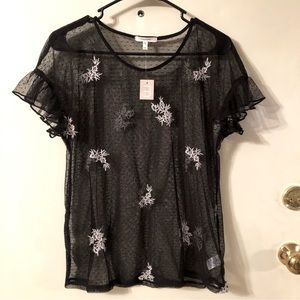 Maurice’s black babydoll top